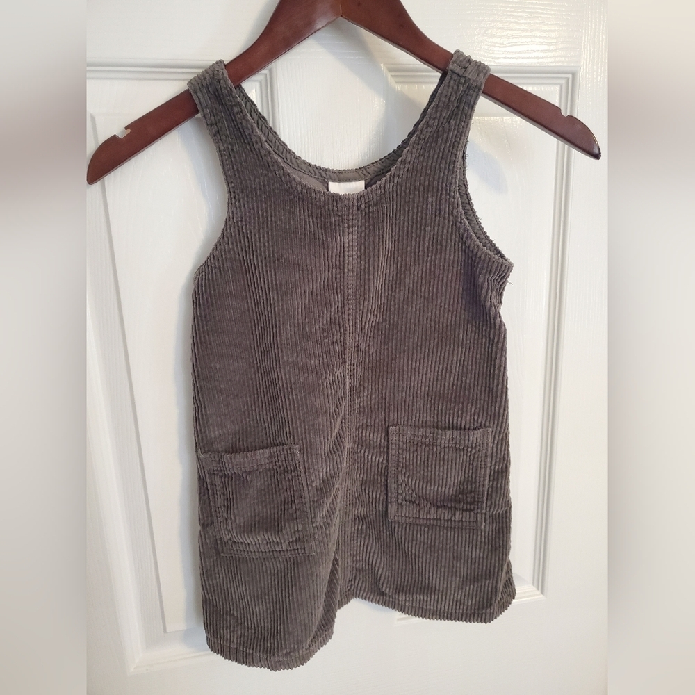 Little Co By Lauren Conrad Girls Green Corduroy Jumper Size 4T NWOT